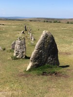 Stone row at Merrivale