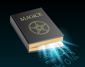 Magick book or grimoire