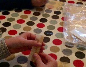 Rolling the candles